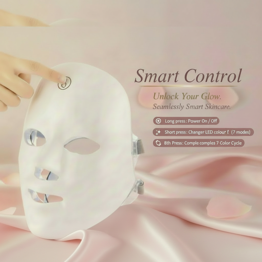 NEOLYA LED mask smart control technology close up